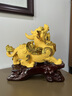 匠驢招財貔貅擺件公司店鋪餐廳前臺開業(yè)禮品辦公室辦公桌收銀臺裝飾品 中號 沙金色 長41寬18高38厘米 曬單實拍圖