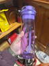 特百惠（Tupperware）晶彩MAX600ML男女學(xué)生便攜運(yùn)動(dòng)喝水杯子茶水分離大容量七夕禮物 高級(jí)灰600ml 曬單實(shí)拍圖