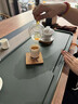 天然烏金石茶盤(pán)帶排水家用茶臺茶具現代高端石頭茶托盤(pán)茶海天羅綠 天羅綠 70*35*3cm 曬單實(shí)拍圖