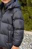 巴拉巴拉童裝兒童羽絨服男童女童冬季親子防風(fēng)沖鋒衣外套兩件套潮 黑色90001 160 cm 曬單實拍圖