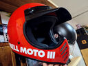 BELL摩托車頭盔MOTO3山地越野全盔機車拉力盔男女復古盔安全帽四季 亮紅色 2XL【適合59-61cm頭圍】 曬單實拍圖
