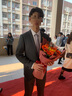 APLENTYJAZZ領(lǐng)帶男士高檔免打正裝商務(wù)拉鏈?zhǔn)交疑谏桌媒Y(jié)婚新郎懶人西裝 拉鏈款 銀灰色 曬單實拍圖