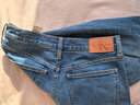Calvin KleinJeans四季款女士潮流復古洗水微彈ck高腰寬松闊腿牛仔褲J223287 高腰闊腿版-牛仔淺藍-1AA 28 160/70A（2.1尺）70CM 曬單實(shí)拍圖