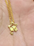 是你（IS YOU）黃金項鏈女星星999足金吊墜鎖骨鏈生日情人節(jié)禮物送女友老婆媽媽 足金星星吊墜約1.1g+S925鏈+品牌禮盒 曬單實拍圖