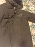 A21秋冬時(shí)尚連帽羽絨服女加厚加絨保暖輕薄中長(cháng)款面包服寬松氣質(zhì)外套 黑色 L 曬單實(shí)拍圖