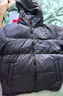 鴨鴨高充絨加厚短款連帽羽絨服男士冬季款中青年拼接面包服防寒潮外套 曬單實(shí)拍圖