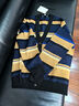PORTS 寶姿秋冬新品60周年系列針織長袖開衫毛衣LM9K052JKW022 NAVY STRIPE M 曬單實(shí)拍圖