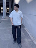 NASA BASE美式潮牌休閑褲男女款春秋季寬松百搭運(yùn)動長褲小惡魔直筒褲子男 336黑色直筒（BA21） XL （體重120-140斤） 曬單實(shí)拍圖