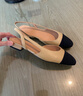 MANTENER GRAN法式小香風(fēng)鞋子女夏粗跟高跟鞋后空羊皮單鞋涼鞋 MG女鞋 低跟【2.5cm】 35 曬單實(shí)拍圖