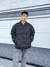 Calvin KleinJeans【防水】秋冬男士ck格子絎縫襯衫領(lǐng)鴨絨羽絨服J326805 PED-奶茶咖 L 曬單實(shí)拍圖