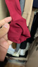 以歐（YIOU）新中式紅色新娘敬酒服2024旗袍改良訂婚長(zhǎng)袖穿禮服裙子5138 長(zhǎng)袖不露背 XL 曬單實(shí)拍圖