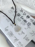 老鳳祥彌勒佛項鏈女士足金轉運珠玉髓吊墜七夕情人節(jié)禮物送女友老婆媽媽 次日達-彌勒佛玉髓編繩項鏈 曬單實拍圖