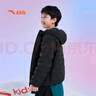 安踏兒童羽絨服2024冬季男大童小童加絨保暖輕薄羽絨外套A52447905 曬單實(shí)拍圖