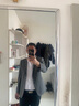 皮爾卡丹（pierre cardin）西裝男春秋季新款商務(wù)休閑修身小西服中青年單西外套男兩?？畚餮b 曬單實(shí)拍圖