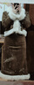 蝶嬌諾（DIEJIAONUO）小香風(fēng)秋冬連衣裙子女裝秋冬季新款慵懶風(fēng)穿搭女毛絨套裝氣質(zhì)顯瘦 咖色外套+咖色長(cháng)裙 XL 曬單實(shí)拍圖