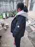 暖冬鴨鴨青少年派克羽絨棉服高中生女初中高中學(xué)生女中長(cháng)款新款冬裝外套女 黑色A XL  建議120-130斤 曬單實(shí)拍圖