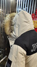 雪中飛【可脫卸貉子毛領(lǐng)】秋冬新款男女中長(cháng)羽絨服百搭時(shí)尚保暖 麥稈黃|3008 M 170/88A 曬單實(shí)拍圖