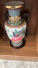 鼎眾陶瓷景德鎮(zhèn)陶瓷器粉彩花瓶擺件客廳插花玄關(guān)新中式琺瑯彩高級(jí)感大口徑 景泰藍(lán)描金孔雀牡丹尊瓶/送底座 曬單實(shí)拍圖