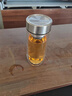 茶云藝云高硼硅雙層玻璃杯茶水分離杯男士高顏值水杯車載泡茶杯玻璃保溫杯 雙層典雅銀+萬象網(wǎng)短茶倉350ml 精致便攜 耐熱防爆 雙層加厚 曬單實拍圖