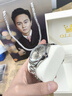 歐利時(shí)（OLEVS）瑞士認證品牌手表男石英表夜光防水男士手表商務(wù)簡(jiǎn)約腕表送禮推薦 銀黑鋼帶/精美禮盒/定制刻字 曬單實(shí)拍圖