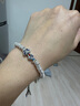 羅泰老銀匠999足銀小胖福盤(pán)纏手鏈女士款時(shí)尚國風(fēng)如意碎銀子手串 小胖福手鏈（適合14-18cm手腕） 曬單實(shí)拍圖
