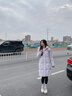 雅鹿中長(zhǎng)款羽絨服粉色女2025冬季新款鴨絨加厚保暖時(shí)尚休閑百搭外套 香芋紫 M (160) 建議110-125斤 曬單實(shí)拍圖