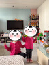 戴維貝拉（DAVE＆BELLA）兒童開(kāi)衫女寶寶衣服小童毛衣外套幼兒上衣2025秋裝新款女童針織衫 玫紅【DB3243397】 130 cm（建議身高120-130cm） 曬單實(shí)拍圖