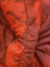 G.DUCKKIDS品牌童裝男童扎染羽絨服兒童加厚保暖年服男孩冬裝中大童過(guò)年衣服 紅色 140 曬單實(shí)拍圖