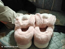 棉拖鞋女士秋冬季外穿加絨保暖家用防滑居家室內厚底包跟棉拖鞋男 粉色跳兔（包跟） 38-39 適合平時(shí)37-38 曬單實(shí)拍圖