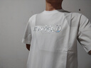 卡賓（CABBEEN）【高周波logo】男裝 漸變網(wǎng)點(diǎn)印花T恤2025年夏季新款短袖百搭 漂白色02（舒適版型） S /165/46 曬單實(shí)拍圖