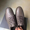 希慕馳（XIMUCHI）品牌 商務(wù)休閑皮鞋男鞋 舒適軟底運動(dòng)鞋男 百搭內增高大碼鞋子男 灰色 增高款 39 標準皮鞋尺碼 曬單實(shí)拍圖