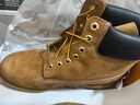 添柏嵐（Timberland）【保稅直發(fā)】經(jīng)典6寸大黃靴男鞋戶外防水真皮10061W寬版 10061W-小麥色 41.5 曬單實(shí)拍圖