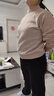 茵曼綿羊毛保暖羊毛衫秋冬女裝顯瘦打底針織毛衣長(zhǎng)袖上衣 卡其色 L  曬單實(shí)拍圖