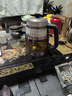 金杞（JINQI）養(yǎng)生壺煮茶器茶壺全自動(dòng)黑茶電茶壺蒸汽電水壺泡茶壺養(yǎng)生壺玻璃煮茶壺304不銹鋼 【茶具套裝】1.5升316不銹鋼蒸煮雙網(wǎng) 曬單實(shí)拍圖