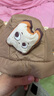 婧麒（JOYNCLEON）兒童羽絨服男女童寶寶基礎(chǔ)款加厚保暖冬季新款三防90鴨絨服 吐司 90cm 曬單實(shí)拍圖