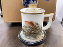 奢龍輕奢羊脂玉瓷辦公杯茶水分離陶瓷泡茶杯商務(wù)水杯送領(lǐng)導(dǎo)伴手禮 400 羊脂玉瓷高軒杯-泉林幽居 曬單實(shí)拍圖