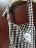 優(yōu)麗尚無(wú)袖圍裙廚房家用掛脖式女士高級做飯工作服餐飲專(zhuān)用防污圍腰新款 咖色（掛脖小兔圍裙）1件 曬單實(shí)拍圖