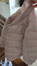 拉比兒童羽絨服冬男童女童保暖外套寶寶羽絨內(nèi)膽上衣外套 玫瑰紅 130 曬單實(shí)拍圖