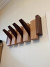 詩(shī)亭閣衣架掛架實(shí)木創(chuàng  )意掛衣鉤入戶(hù)進(jìn)門(mén)墻壁壁掛黑胡桃實(shí)木架鋼琴鍵掛鉤 北美FAS級黑胡桃-4琴鍵掛鉤 曬單實(shí)拍圖