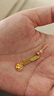 明牌珠寶教師節禮物黃金耳飾 足金古法回紋福祿耳墜AFH0403工費550 明牌傳家金 約5.97克 曬單實(shí)拍圖