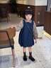 G.DUCKKIDS小黃鴨童裝女童春裝套裝春秋2025新款兒童碎花襯衫牛仔裙子兩件套 圖片色 90 建議1~2歲【 80-90cm】cm 曬單實拍圖