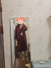 獨(dú)束大碼女裝假兩件撞色襯衫領(lǐng)連衣裙女秋冬微胖mm文藝復(fù)古穿搭裙子 勃艮第紅【適合160左右】 M 曬單實(shí)拍圖