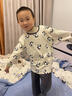 俞兆林（YUZHAOLIN）兒童睡衣秋季男童七分袖純棉家居服套裝寶寶衣服 童趣小熊貓 曬單實(shí)拍圖