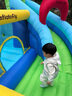 博士豚兒童家用充氣城堡大型幼兒園淘氣堡滑梯蹦蹦床小型兒童室內游樂(lè )園 [推薦]72048-海洋( 雙氣墊款 ) 曬單實(shí)拍圖