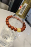 心佑天然涼山柿子紅南紅手串老型珠女款川料滿(mǎn)肉南紅手鏈男款節日禮物 南紅老型手串·寬12mm附證書(shū) 曬單實(shí)拍圖