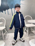 G.DUCKKIDS小黃鴨童裝男童運(yùn)動(dòng)套裝春秋款兒童衣服刺繡拼色小童外套休閑裝 藏青色 110 建議4~5歲【100-110】cm 曬單實(shí)拍圖