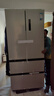 美的（Midea）531/532法式多開(kāi)門(mén)十字四開(kāi)門(mén)冰箱家用風(fēng)冷無(wú)霜大容量一級雙系統防串味PT保鮮凈味抗菌智能電冰箱  MR-532WFPZE谷雨灰 曬單實(shí)拍圖