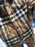 BURBERRY博柏利巴寶莉男士棕色聚酯纖維外套棉服80841871 曬單實(shí)拍圖