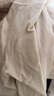 ELAND衣戀毛衣女高領(lǐng)格雷系后領(lǐng)開(kāi)叉上衣【綿羊毛+山羊絨】 象牙白/白色(39)Ivory S 160 曬單實(shí)拍圖