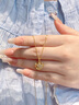 法蔻（farcoko）一見(jiàn)傾心項(xiàng)鏈女新款輕奢和田玉吊墜高級(jí)小眾七夕節(jié)生日禮物送女友 一見(jiàn)傾心和田玉項(xiàng)鏈【高奢禮盒】 曬單實(shí)拍圖